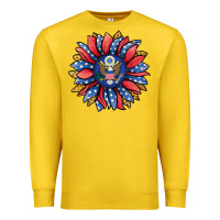 Lemon american sunflower Premium Sweatshirt - Jasminsmagicworld