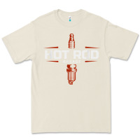 Bone hot rod garage custom retro classic car spark plug t shirt Premium Tee - linhVisuals