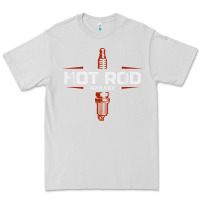 Dove Grey hot rod garage custom retro classic car spark plug t shirt Premium Tee - linhVisuals