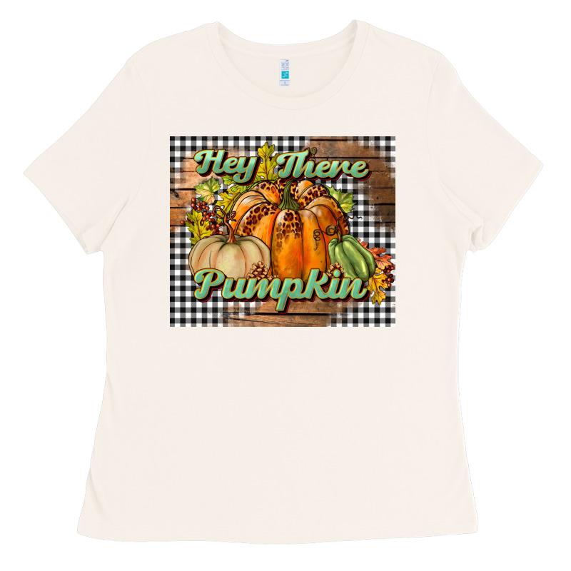 Hey There Pumpkin Mouse Pad Ladies Tee by BundleAndBundleShop | Teevron