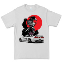 Dove Grey jdm nsx car tuning japan samurai drift import pullover hoodie Premium Tee - linhVisuals