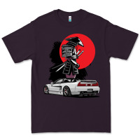 Plum jdm nsx car tuning japan samurai drift import pullover hoodie Premium Tee - linhVisuals
