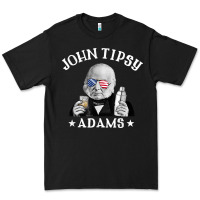 Black john tipsy adams president john quincy adams 4th of july t shirt Premium Tee - linhVisuals