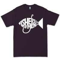 Plum matching church christian group bible verse fishers of men pullover ho Premium Tee - linhVisuals