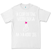 White korean drama kdrama tae suga kookie t shirt Premium Tee - linhVisuals