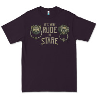 Plum it's very rude to stare labyrinth door knocker tank top Premium Tee - linhVisuals