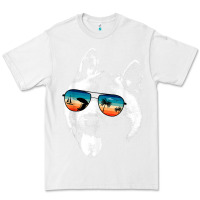 White american akita shirts with glasses sunglasses retro style t shirt Premium Tee - linhVisuals