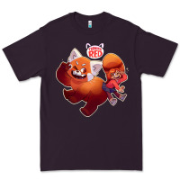 Plum turning red Merch Premium Tee - linhVisuals