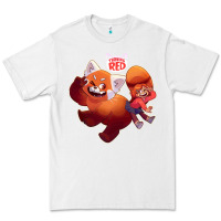 White turning red Merch Premium Tee - linhVisuals