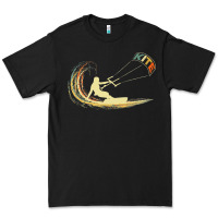Black kite kiteboarding kiting kitesurfing kitesurf gift premium t shirt Premium Tee - linhVisuals