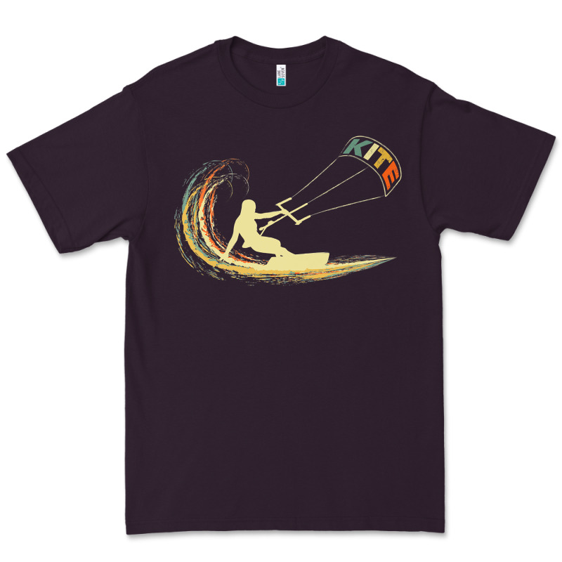 Kite Kiteboarding Kiting Kitesurfing Kitesurf Gift Premium T Shirt Premium Tee by linhVisuals | Teevron