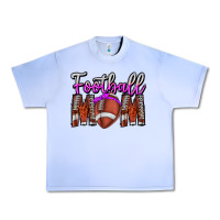 Grape Ice Football Mom Urban Heavy Tee - CowhideDigitalArt