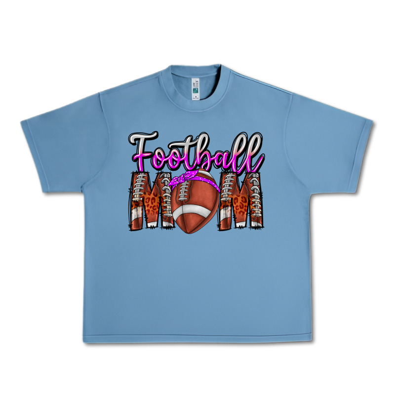 Football Mom Urban Heavy Tee by CowhideDigitalArt | Teevron