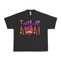 Pigment Black Football Mom Urban Heavy Tee - CowhideDigitalArt