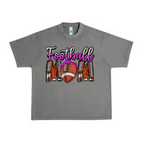 Tornado Football Mom Urban Heavy Tee - CowhideDigitalArt
