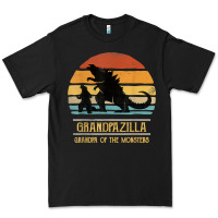 Black mens grandpazilla grandpa of monsters retro halloween christmas t shir Premium Tee - linhVisuals