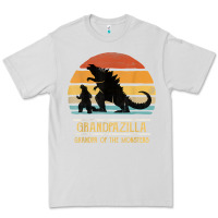 Dove Grey mens grandpazilla grandpa of monsters retro halloween christmas t shir Premium Tee - linhVisuals