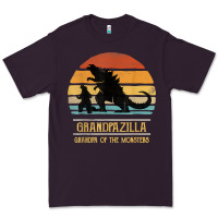 Plum mens grandpazilla grandpa of monsters retro halloween christmas t shir Premium Tee - linhVisuals