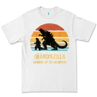 White mens grandpazilla grandpa of monsters retro halloween christmas t shir Premium Tee - linhVisuals