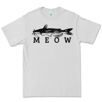 Dove Grey catfish meow funny catfishing fishing fisherman gift t shirt Premium Tee - linhVisuals