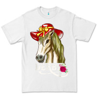 White derby day shirt 2022 horse derby party horse racing t shirt Premium Tee - linhVisuals