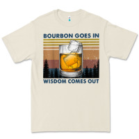 Bone bourbon goes in wisdom comes out vintage t shirt Premium Tee - linhVisuals