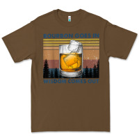Cacao bourbon goes in wisdom comes out vintage t shirt Premium Tee - linhVisuals