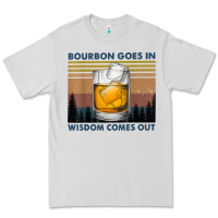 Dove Grey bourbon goes in wisdom comes out vintage t shirt Premium Tee - linhVisuals
