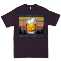 Plum bourbon goes in wisdom comes out vintage t shirt Premium Tee - linhVisuals