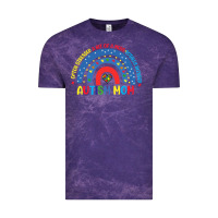 Cloud Purple often stressed a bit of a mess totally blessed aut Vintage Tee - CowhideDigitalArt