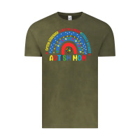 Vintage Olive often stressed a bit of a mess totally blessed aut Vintage Tee - CowhideDigitalArt