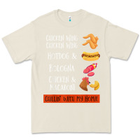 Bone chicken wing chicken wing hotdog and bologna shirt t shirt Premium Tee - linhVisuals