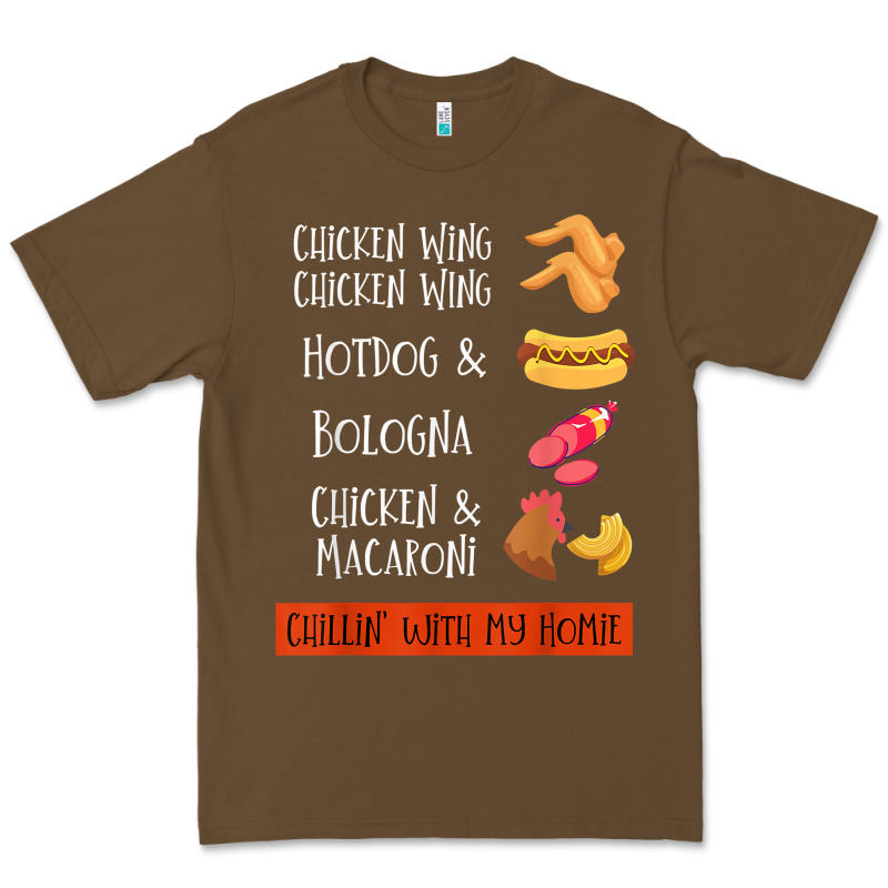 Chicken Wing Chicken Wing Hotdog And Bologna Shirt T Shirt Premium Tee by linhVisuals | Teevron