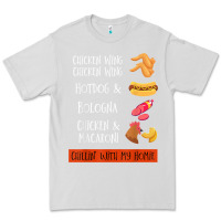 Dove Grey chicken wing chicken wing hotdog and bologna shirt t shirt Premium Tee - linhVisuals