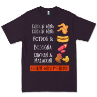 Plum chicken wing chicken wing hotdog and bologna shirt t shirt Premium Tee - linhVisuals
