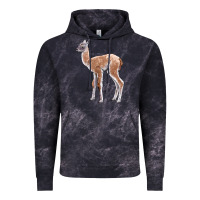 Cloud Black Guanaco Llama Baby Vintage Hoodie - LillyAllenDesigns
