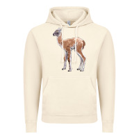 Vintage Artic Guanaco Llama Baby Vintage Hoodie - LillyAllenDesigns