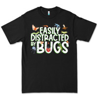Black funny bug tshirt, insect lover shirt, bug collector t shirt Premium Tee - linhVisuals