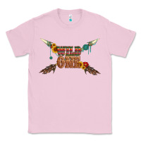 Bubblegum Pink wild one with gemstone and sunflower Classic Tee - Artiststas