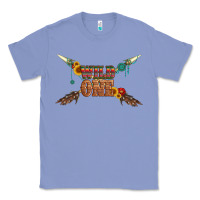 Colony Blue wild one with gemstone and sunflower Classic Tee - Artiststas