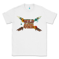 White wild one with gemstone and sunflower Classic Tee - Artiststas