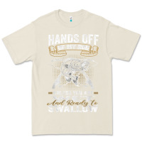 Bone mens hands off of my rod bass fishing fisherman t shirt Premium Tee - linhVisuals