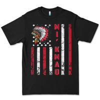 Mi’kmaq Tribe Native American Flag Mi’kmaq Heritage Related T Shir Premium Tee | Teevron