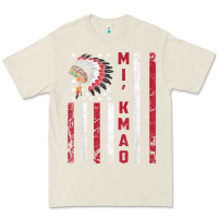 Bone mi’kmaq tribe native american flag mi’kmaq heritage related t shir Premium Tee - linhVisuals