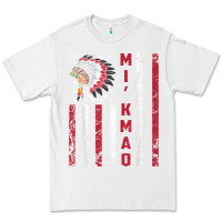 White mi’kmaq tribe native american flag mi’kmaq heritage related t shir Premium Tee - linhVisuals
