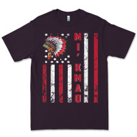 Plum mi’kmaq tribe native american flag mi’kmaq heritage related t shir Premium Tee - linhVisuals