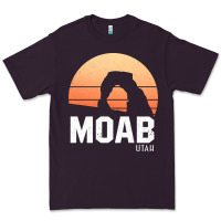 Moab Utah Arches National Park Vintage Retro Outdoor Hiking Pullover H Premium Tee | Teevron
