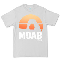 Dove Grey moab utah arches national park vintage retro outdoor hiking pullover h Premium Tee - linhVisuals