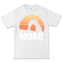 White moab utah arches national park vintage retro outdoor hiking pullover h Premium Tee - linhVisuals