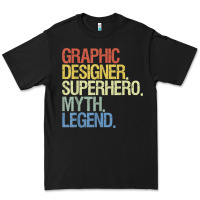 Black funny graphic designer t shirt Premium Tee - linhVisuals